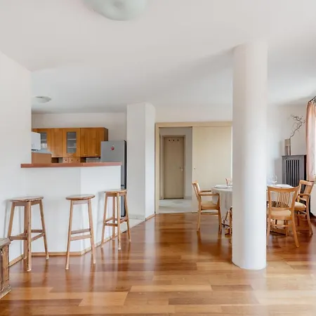 Bright And Spacious Penthouse W/ Terrace & Parking Daire *