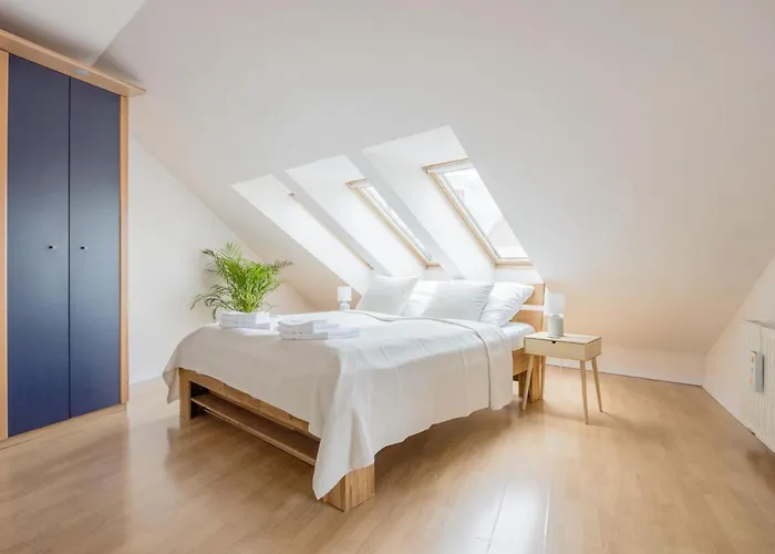 Bright And Spacious Penthouse W/ Terrace & Parking Appartement